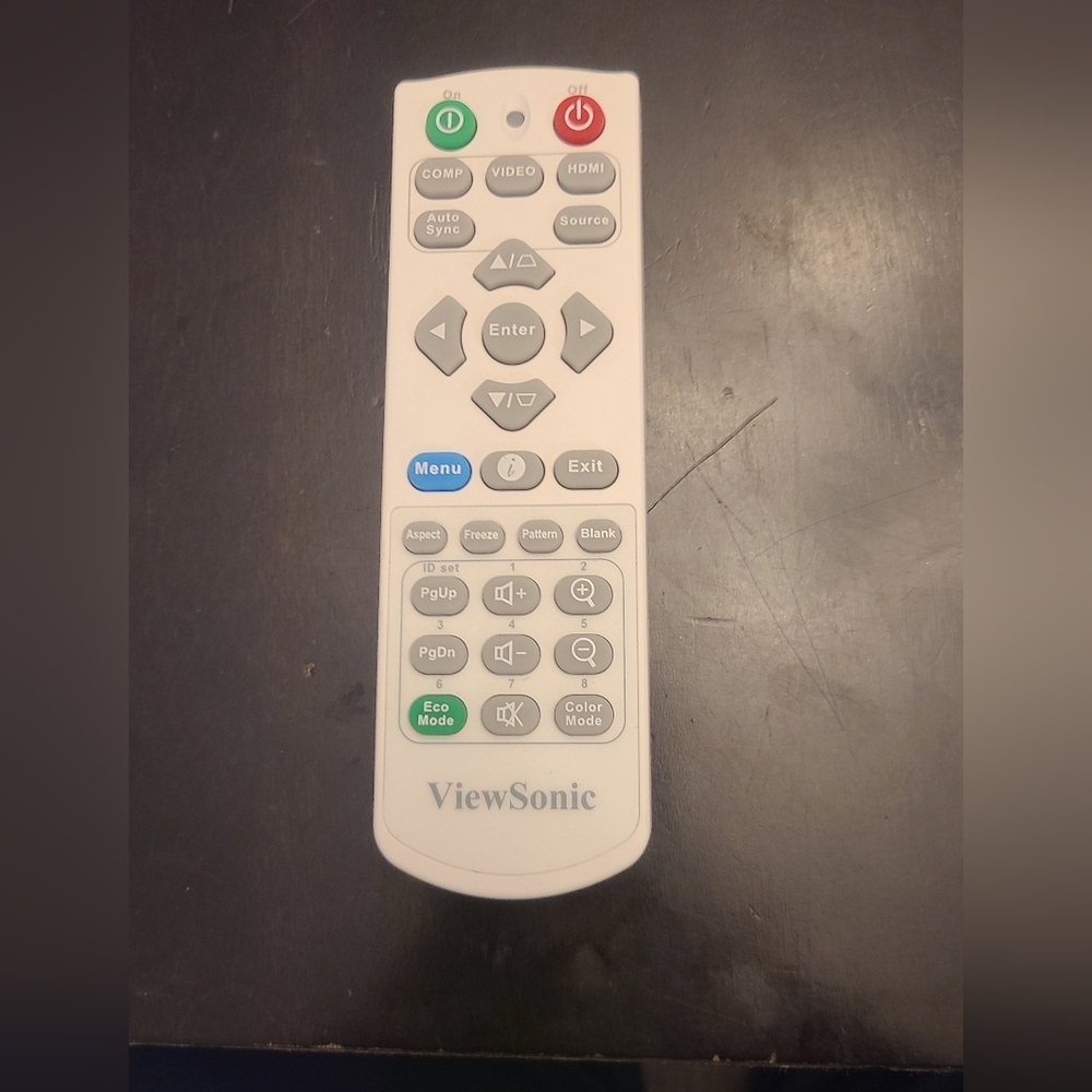 Original Genuine ViewSonic Projector Remote Control Model#Q-3101 Works Great!